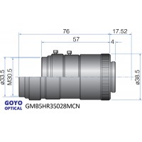 2/3-inch Format Ultra-High Resolution 5 Megapixel Lens