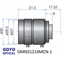 GOYO GMN31214MCN1 2/3-inch Format Fixed Focal Length Lens