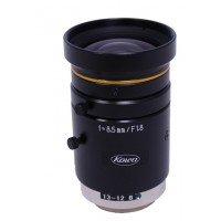 Kowa LM8JC10M 2/3" 8.5mm F1.8 Manual Iris C-Mount Lens, 10-Megapixel
